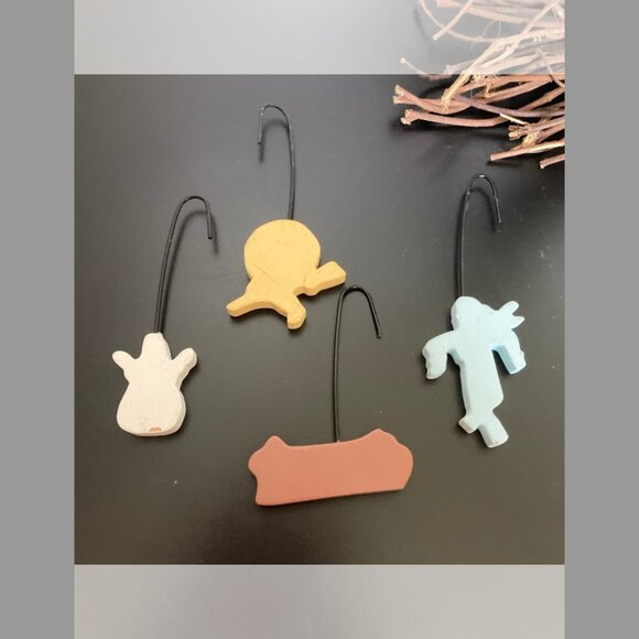 Halloween tree with 15 wooden ornaments -decorations - Picture 6 of 7